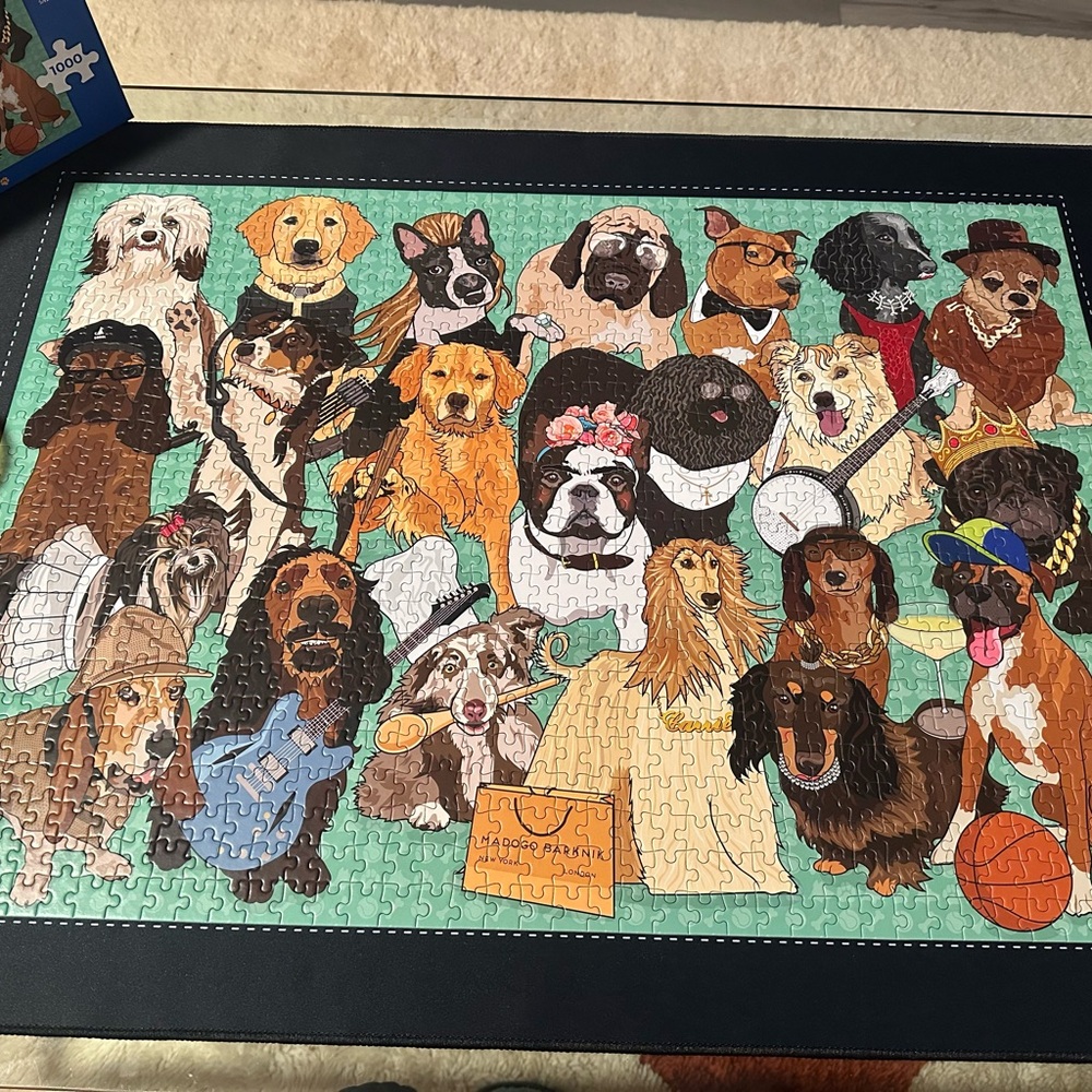 Celebri Dogs Puzzle 1,000 Pieces - Picture 2 of 8